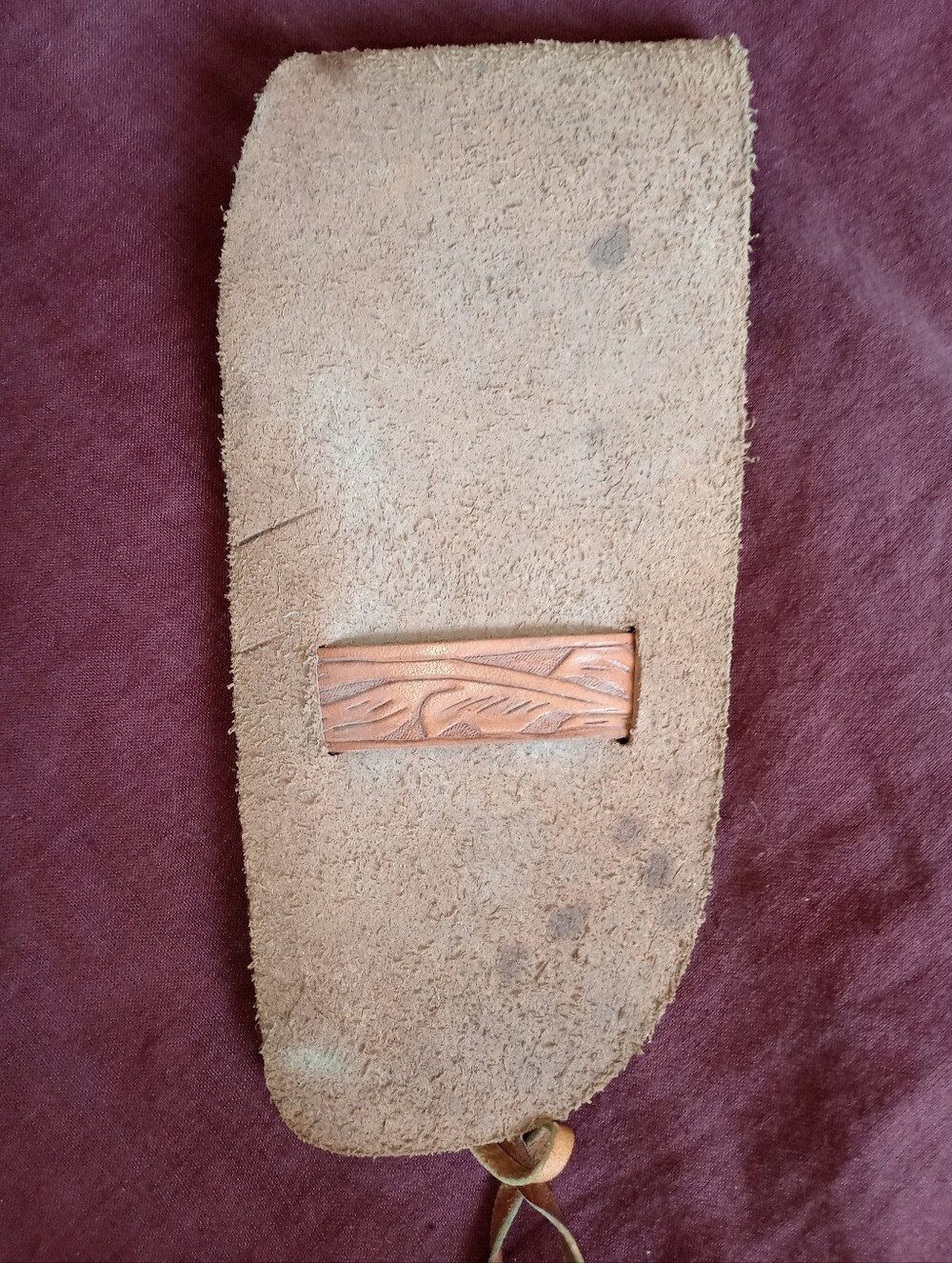 Hand Tooled Leather Holster - Picture 2 of 6